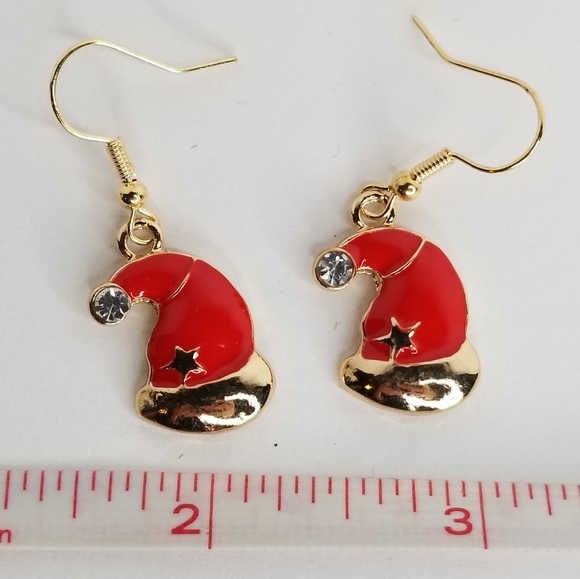 🍁3/$25  2 pair Christmas Earrings - Picture 4 of 7